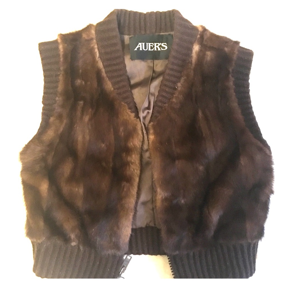 Auers mink fur vest